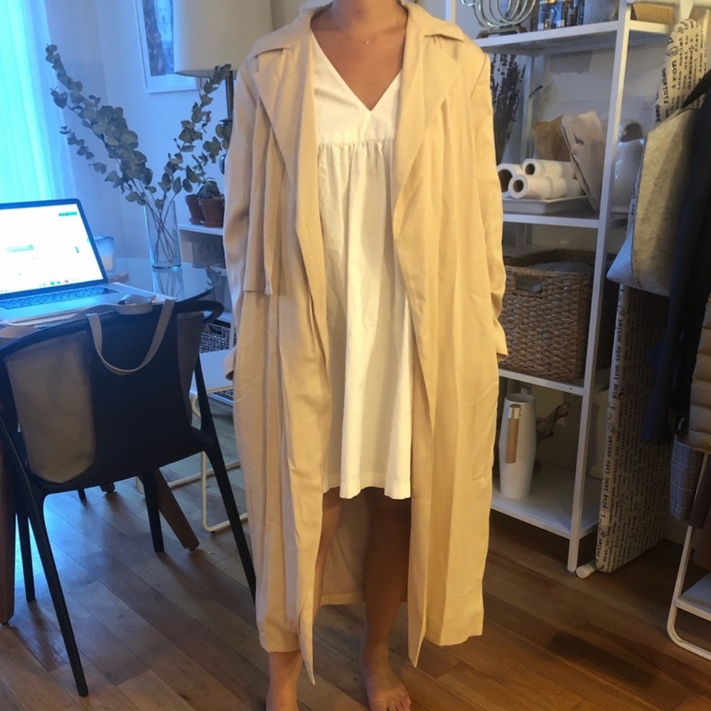 Oak and Fort trench coat duster jacket
